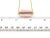Late 20th Century 17814 - Victoria Casal Pink Sapphire & Pink Mother of Pearl 18k Yellow Gold Bracelet For Sale - Image 4 of 4