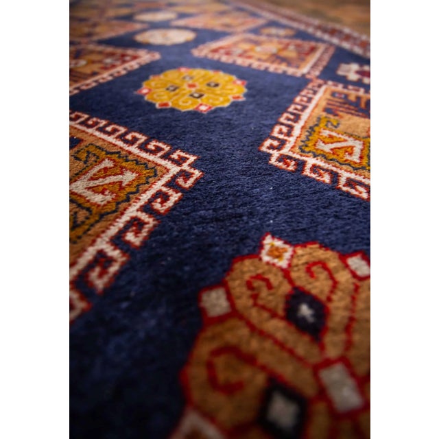 Caucasian Hand-Knotted Ganja Rug For Sale - Image 3 of 8