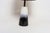 Vintage Atomic Aladdin Matte Blue and White Glazed Ceramic Table Lamp With Shade For Sale - Image 11 of 18