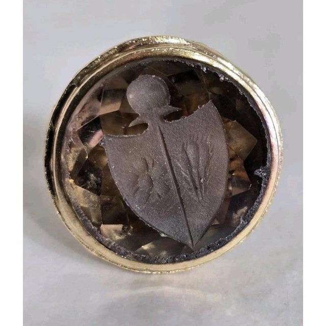 Mid-Century 9ct Gold Charm and Seal from Franklin Mint, London, 1967 For Sale - Image 15 of 18