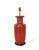 Chinese Chinese Hand-Painted Red Glazed Ceramic Table Lamps - Pair For Sale - Image 3 of 7