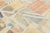 Modernist Cubist Style Handcrafted Wool Area Rug Soft Terracotta, Ochre & Indigo For Sale - Image 11 of 12