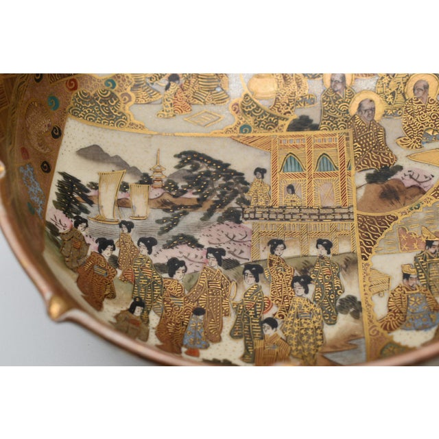 Late 19th Century Japanese Satsuma Bowl From the Meiji Period For Sale - Image 11 of 18