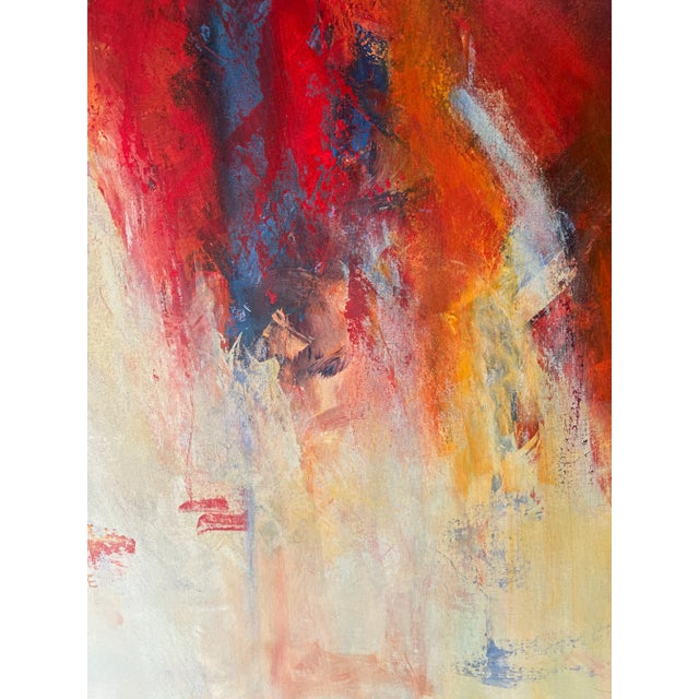 Abstract "Free Spirits" Abstract Expressionist Painting For Sale - Image 3 of 7