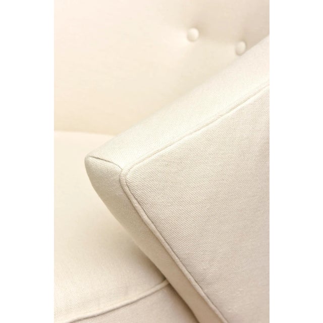 Michael Wolk for Directional Upholstered Sculptural Swivel Chairs With Stainless Steel Base 90's Base For Sale - Image 9 of 12