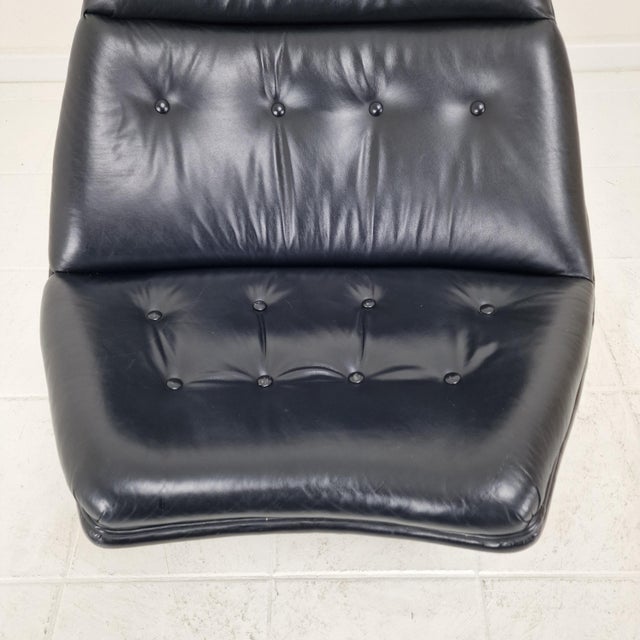 Artifort F511 Lounge Chair in Leather from Geoffrey Harcourt, 1970s For Sale - Image 9 of 14