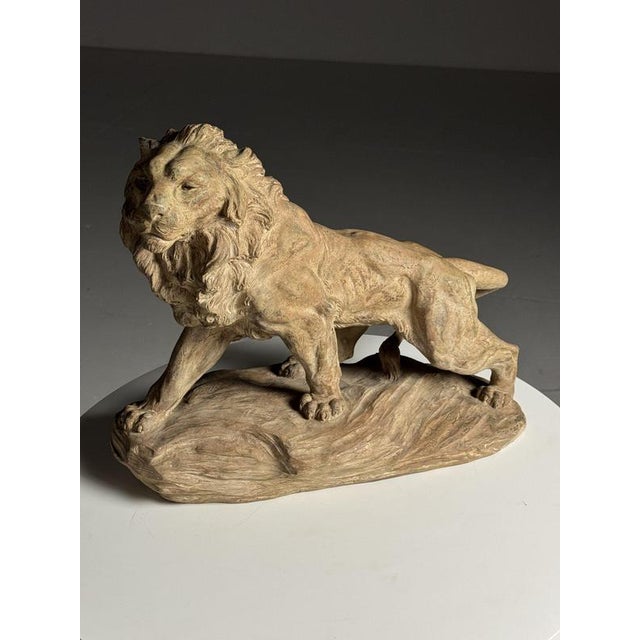 Armand Fagotto, Lion, Terracotta For Sale - Image 3 of 18