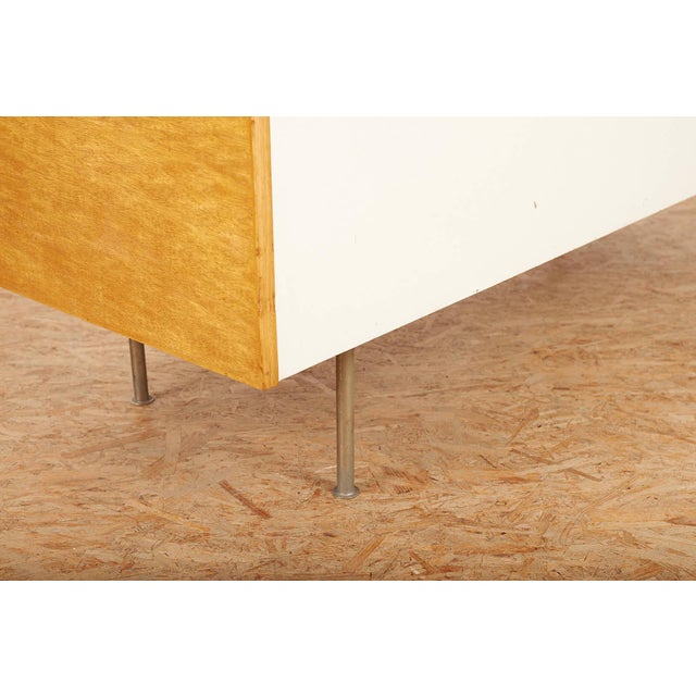 1950s Desk with Round Tube Legs by Erika Schläpfer, 1956 For Sale - Image 5 of 14