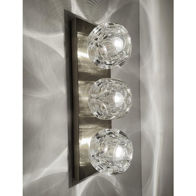 Large Space Age Glass Sconces from Peill & Putzler, 1970s, Set of 2 For Sale - Image 16 of 18