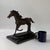 Bronze Galloping Horse Sculpture on Marble Base – Classical Equestrian, 14” L For Sale - Image 12 of 12