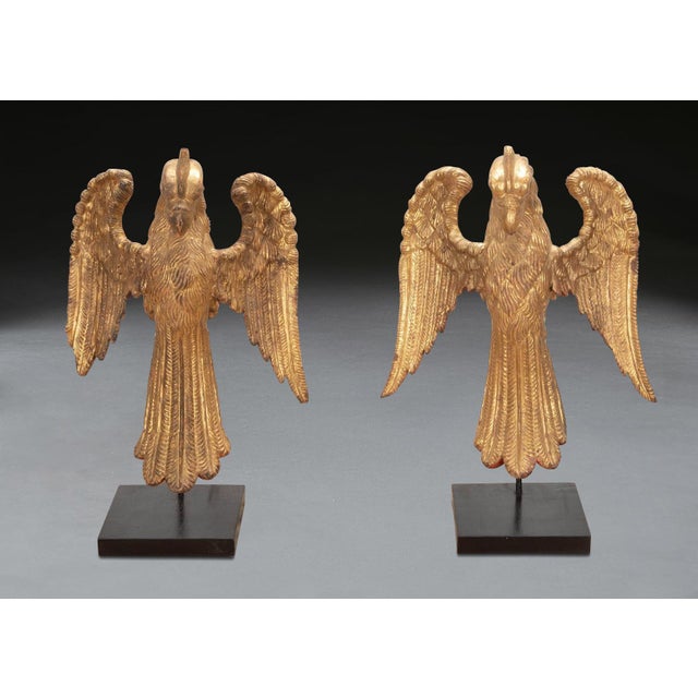Antique Giltwood Eagles, 1840, Set of 2 For Sale - Image 12 of 12