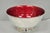 Vintage Mid Century Modern Reed & Barton 104 Silver Plated Red Enamel Bowl For Sale - Image 10 of 10