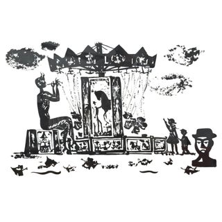 Fedor Vaic, Epreuve De Lartiate, Ink on Paper Titled, Yugoslavia, 1950s For Sale