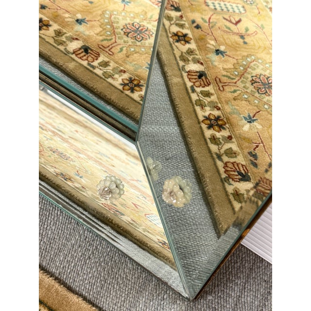 In the Style of Donghia Vintage Wall Mirror For Sale - Image 14 of 15