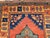 Textile Vintage Kurdish Tribal Rug With Medallion Design in Red, Green & Saffron For Sale - Image 7 of 18