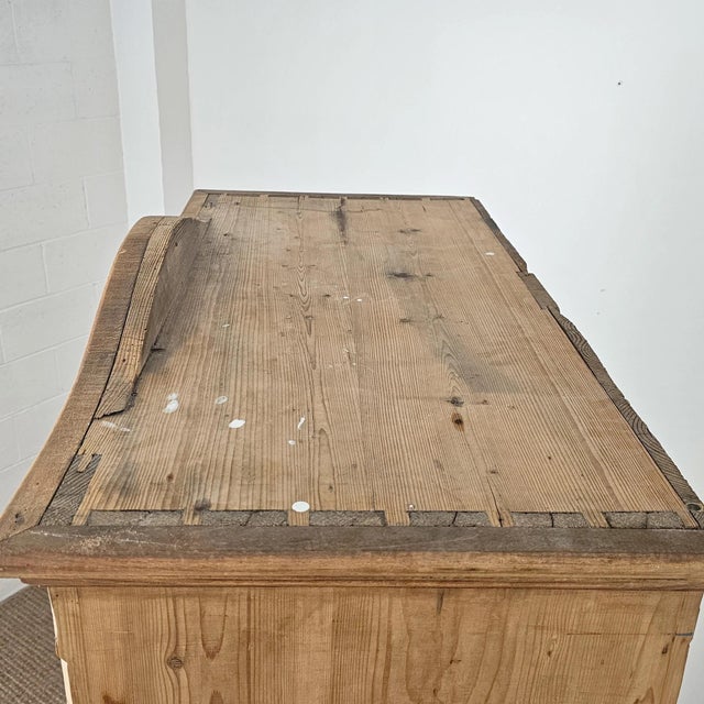 Wood Antique English Pine Single Door Cupboard For Sale - Image 7 of 15