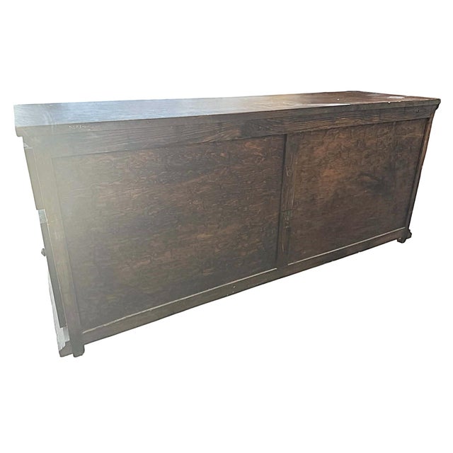 1960s Artes De México Internacionales 1960s Coffered Buffet Credenza - 72” W × 36” H × 20” D For Sale - Image 5 of 5