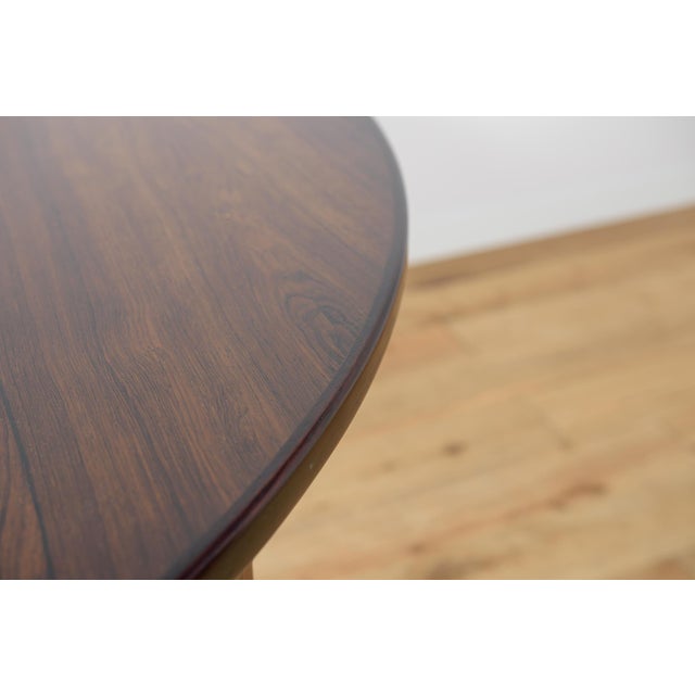 Mid-Century Modern Round Rosewood Model 55 Dining Table by Gunni Omann for Omann Jun, Denmark, 1960s For Sale - Image 12 of 17