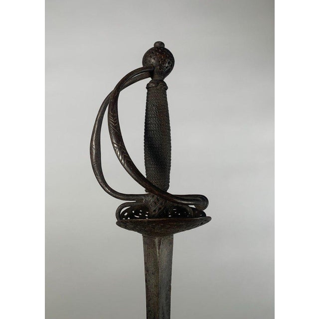 Early 18th Century Court Sword with Multiple Branches in Openwork Iron For Sale