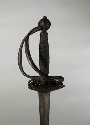 Early 18th Century Court Sword with Multiple Branches in Openwork Iron