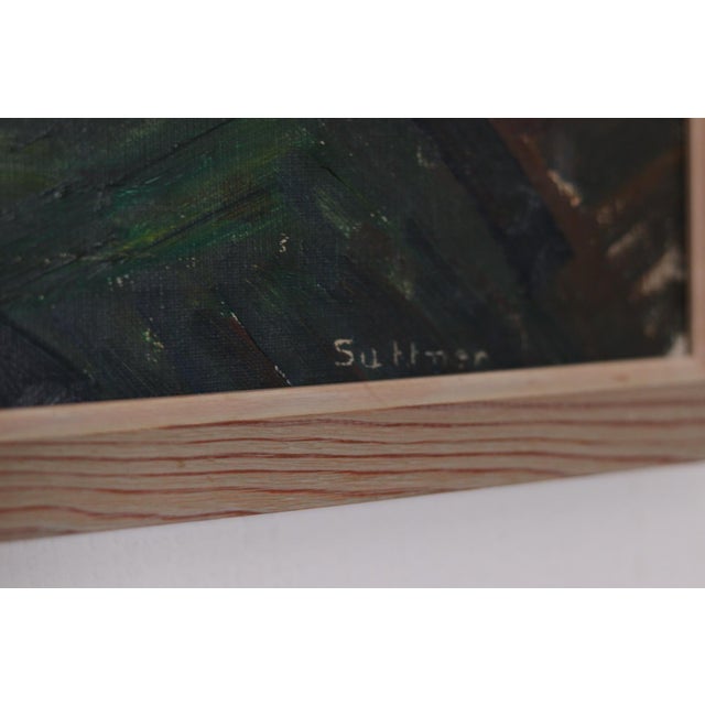 Georg Suttner, Mountains, 1950s, Oil on Canvas, Framed For Sale - Image 7 of 16