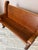Early 20th Century Antique Solid Mission Carved Oak Wood Church Pew Bench For Sale - Image 5 of 12