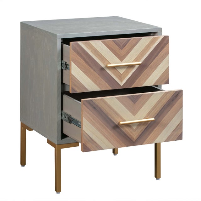 2020s Quinn Gray Side Table For Sale - Image 5 of 12