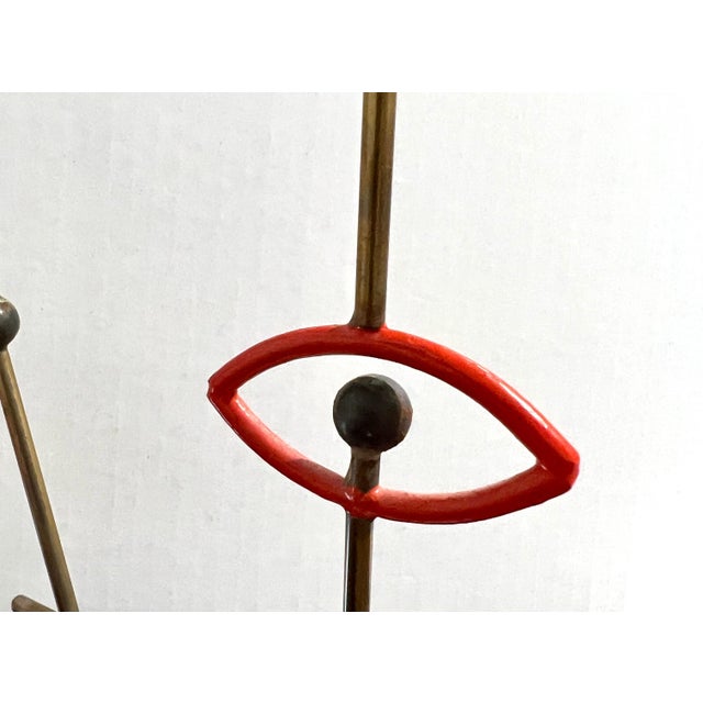 Peter D. Cole, Abstract Australian Post Modernist Sculpture Peter D. Cole Metal, Enamel, Marble For Sale - Image 10 of 11
