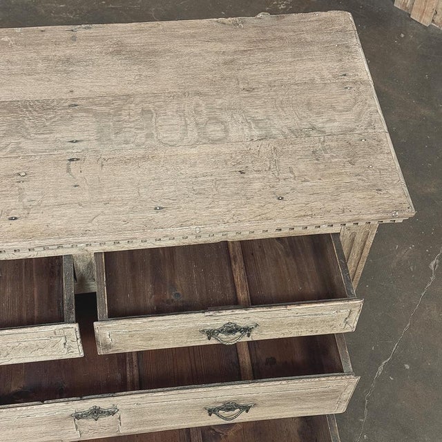 Sand 18th Century French Neoclassical Chest of Drawers in Stripped Oak For Sale - Image 8 of 18