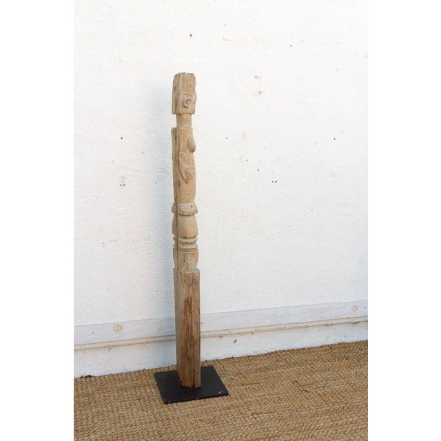 Tan Early 20th Century African Wurkun Figure on Custom Stand For Sale - Image 8 of 9