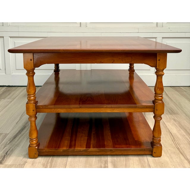 Vintage Leopold Stickley Three-Tier Library & Display Side Table For Sale - Image 11 of 15