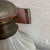 Antique Industrial Cast Iron Wall Sconce With Milk Glass Shade For Sale In New York - Image 6 of 12