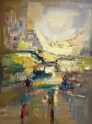 Contemporary Abstract Original Oil Painting