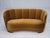 Mid-Century Modern Danish 2-Seater Banan Sofa in Olive Green Furniture Velour, 1960s For Sale - Image 3 of 18