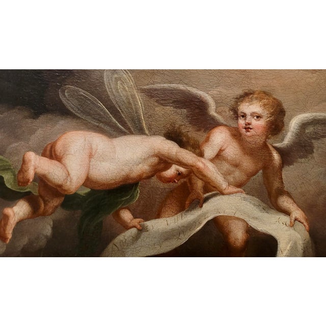 17th C. Italian Old Master -The Holly Family -Oil Painting For Sale - Image 9 of 12