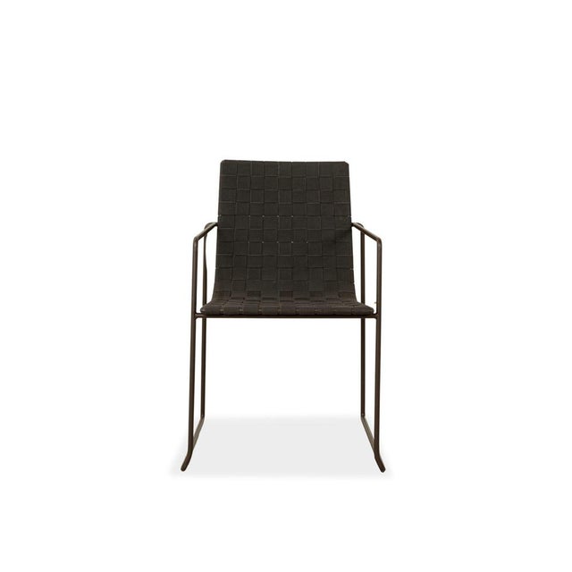Andreu World Trenza Metal Chair For Sale - Image 11 of 12