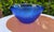 Cobalt Glass Plate by Hadeland Glassworks, 1970s For Sale - Image 3 of 7