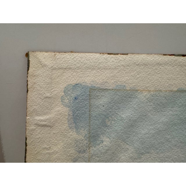 Henry Emil Salloch Original Watercolor on Paper of Serene Wetlands, 1940. For Sale - Image 4 of 7