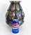 Czech Wilhelm Kralik Sohn Bohemian Caged Blown Glass Vase 1920s Offered for sale is a large Wilhelm Kralik Sohn caged art...