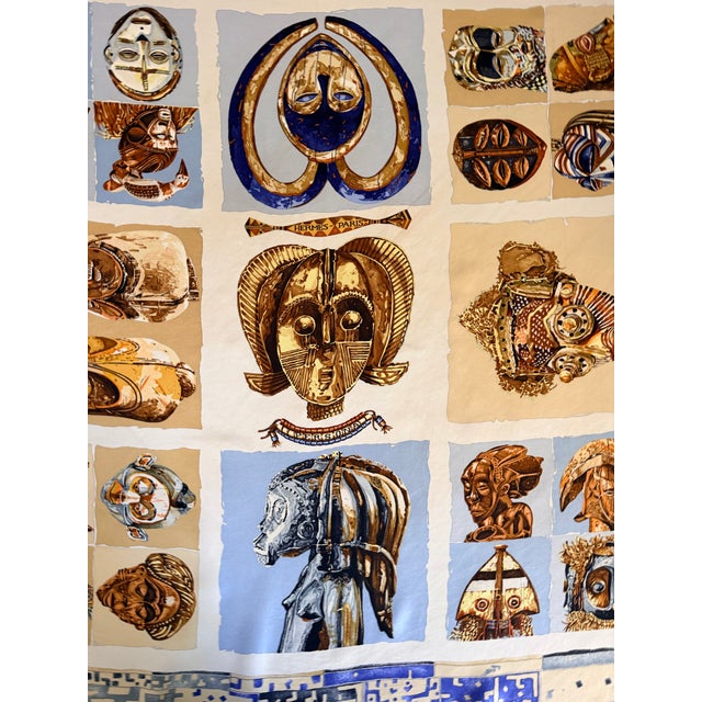 Hermes Persona Silk Scarf 2003 by Loïc Dubigeon. For Sale - Image 11 of 12