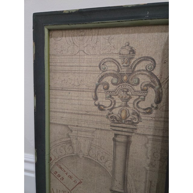 Pair of Fleur-de-Lis & Ornamental Skeleton Key Burlap Canvas Prints This striking pair of decorative canvas prints...