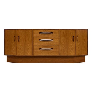Mid Century Modern Teak Credenza by G-Plan | Sculptural Sideboard, Made in England, C. 1960’s For Sale