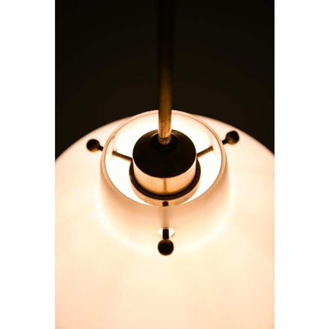 Vintage Hanging Lamps in Brass from Hans Bergström, 1950s, Set of 2 For Sale - Image 6 of 7