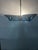 Metal 3-Light Chandelier with Blue Murano Glass Details, 1980s For Sale - Image 6 of 10