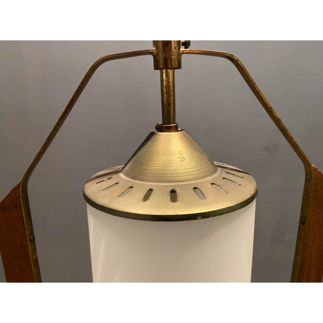 1950s Opaline Ceiling Lamp by Stilnovo , 1950s For Sale - Image 5 of 7