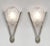 wall sconces by Ets. Jean Gauthier A pair of French 1930s art deco wall lights in nickel plated solid brass or bronze...