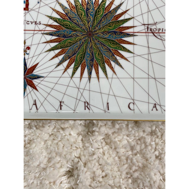 African Vintage Vista Alegre Africa Porcelain Tray - Made in Portugal For Sale - Image 3 of 10