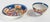 Chinoiserie 19th Century Chinese Export Rose Mandarin Palette Teacup and Saucer For Sale - Image 3 of 18