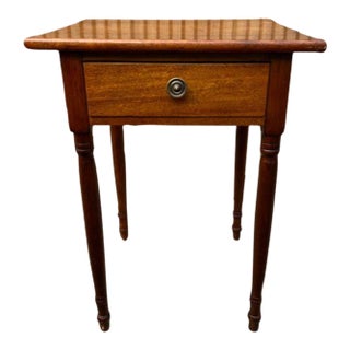 19th Century Federal Style Mahogany Side Table For Sale