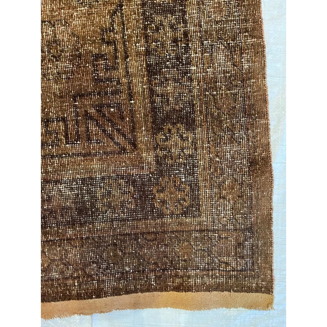 Traditional Late-19th Century Muted Faded Khotan Samarkand Rug For Sale - Image 3 of 9